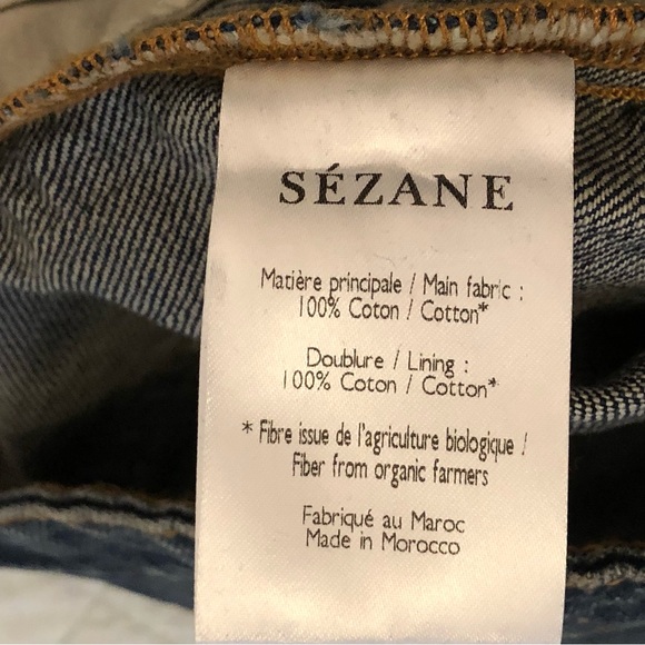 Sezane Serge trouser jeans. Size 4. - Picture 6 of 13